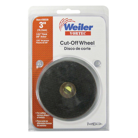 Weiler CUTOFF WHEEL 3"" X 1/32"" 36536